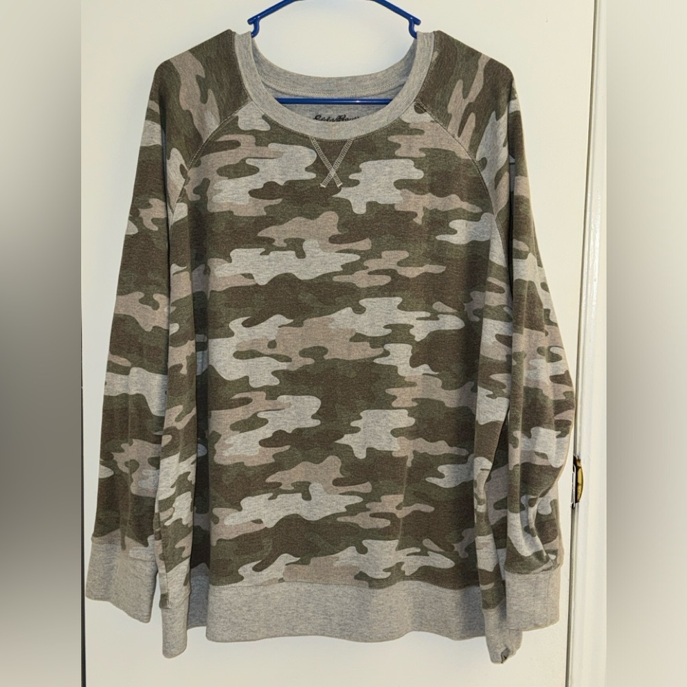 Eddie Bauer Camo Sweatshirt